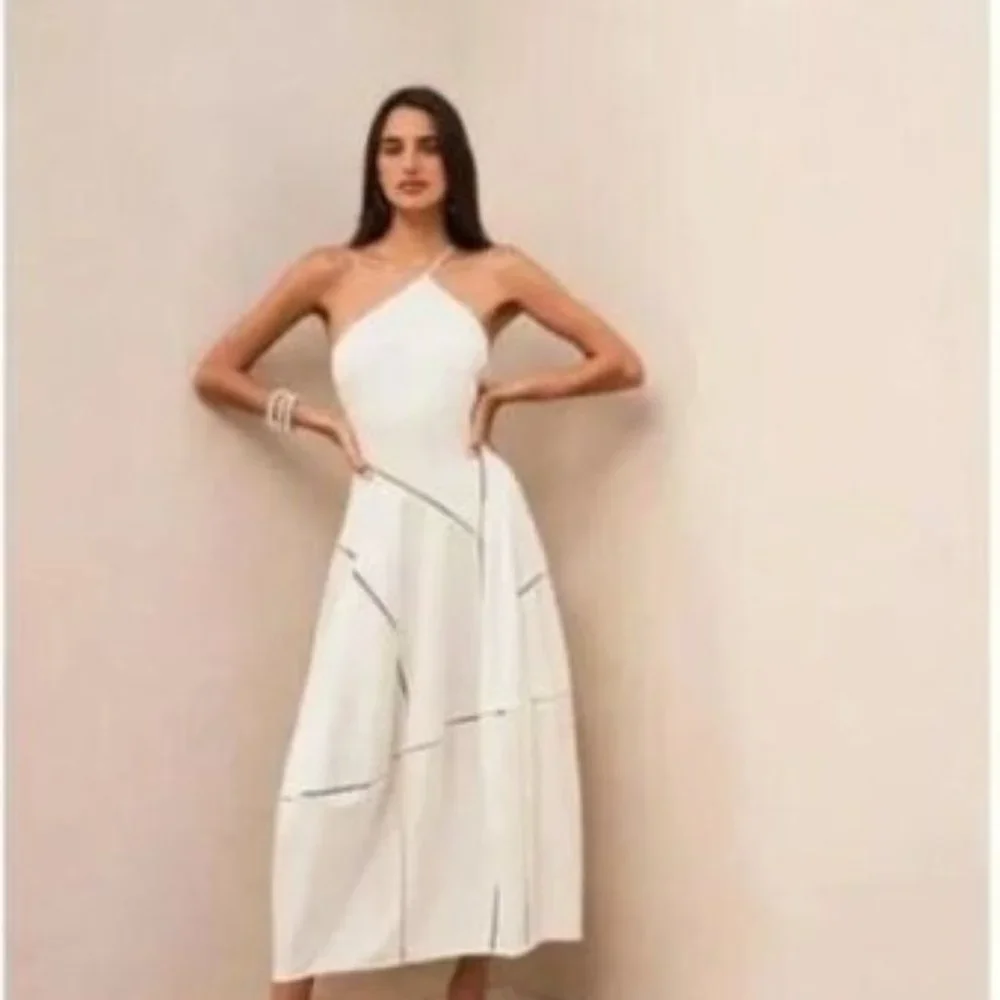 Cult Gaia SABRA DRESS - OFF WHITE Size: M: - Picture 1 of 1